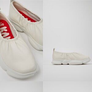 Camper White Slip-On Shoes